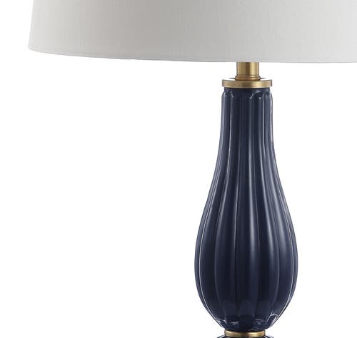 Jonathan Y Designs Maddie 28in Led Table Lamp In Navy