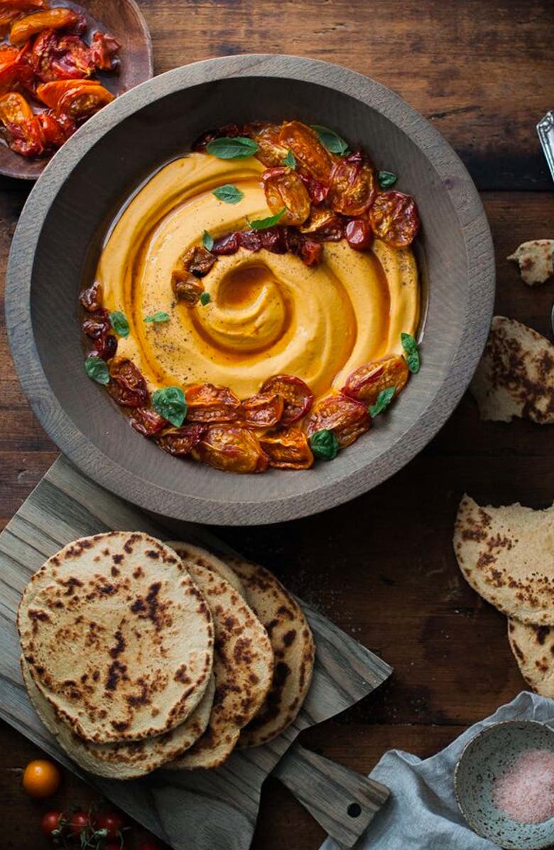 Farmhouse Pottery 12" Crafted Wooden Bowl, Alternate, color, Grey