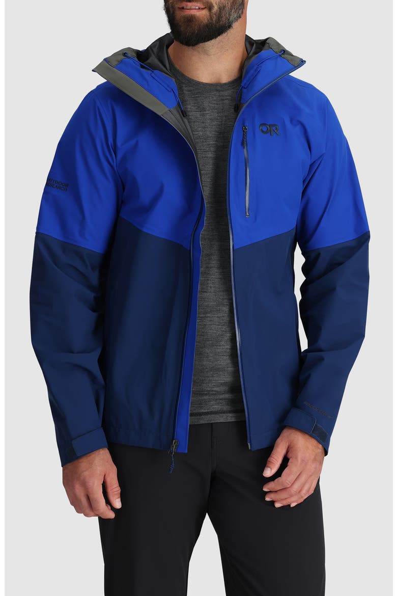 Foray 3L Waterproof Jacket, Main, color, TOPAZ/ CENOTE
