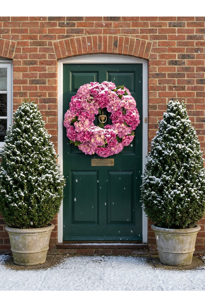 Lydia Year Round Wreath, Alternate, color, Blush