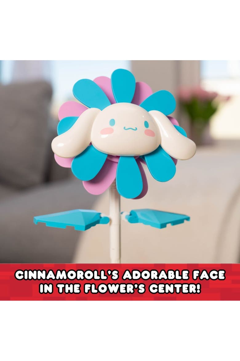 Hello Kitty Cinnamoroll Flower & Vase Building Set, Alternate, color, Blue