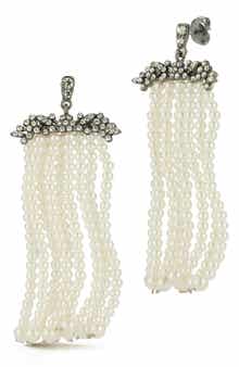 SPHERA MILANO Multistrand Faux Pearl Drop Earrings