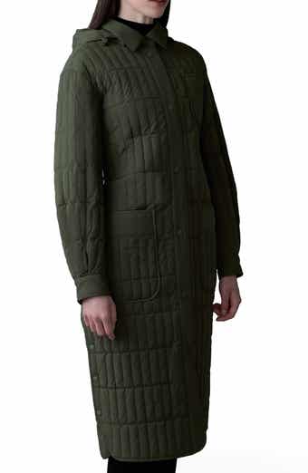 Tadoka Down & Feather Long Hooded Coat