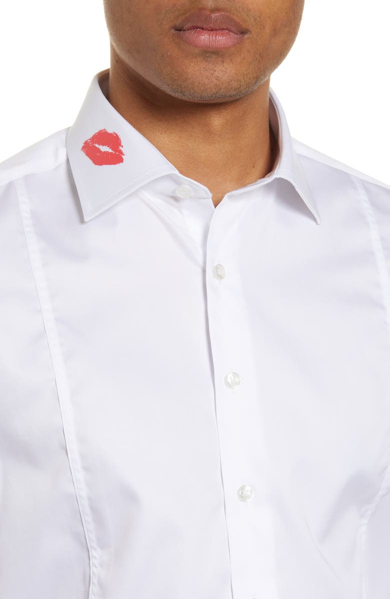 Christopher Bates Romeo Slim Fit Button-Up Shirt, Alternate, color, 