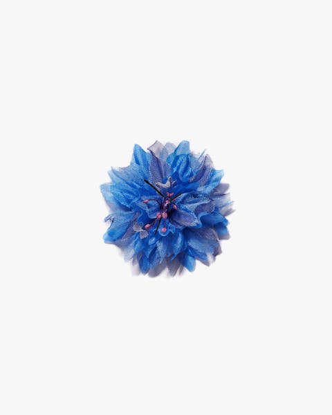 The Blue Cornflower Floral Brooch