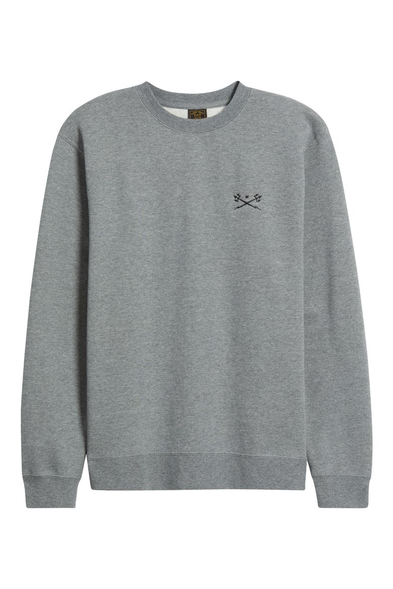 Go-To II Fleece Sweatshirt, Alternate, color, GUNMETAL HEATHER