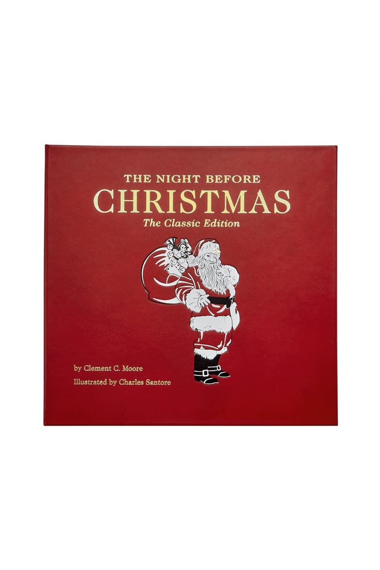 The Night Before Christmas Leather Edition, Main, color, Red