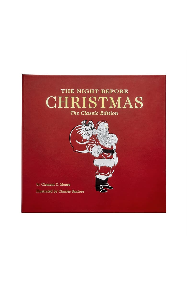 Graphic Image The Night Before Christmas Leather Edition, Main, color, Red