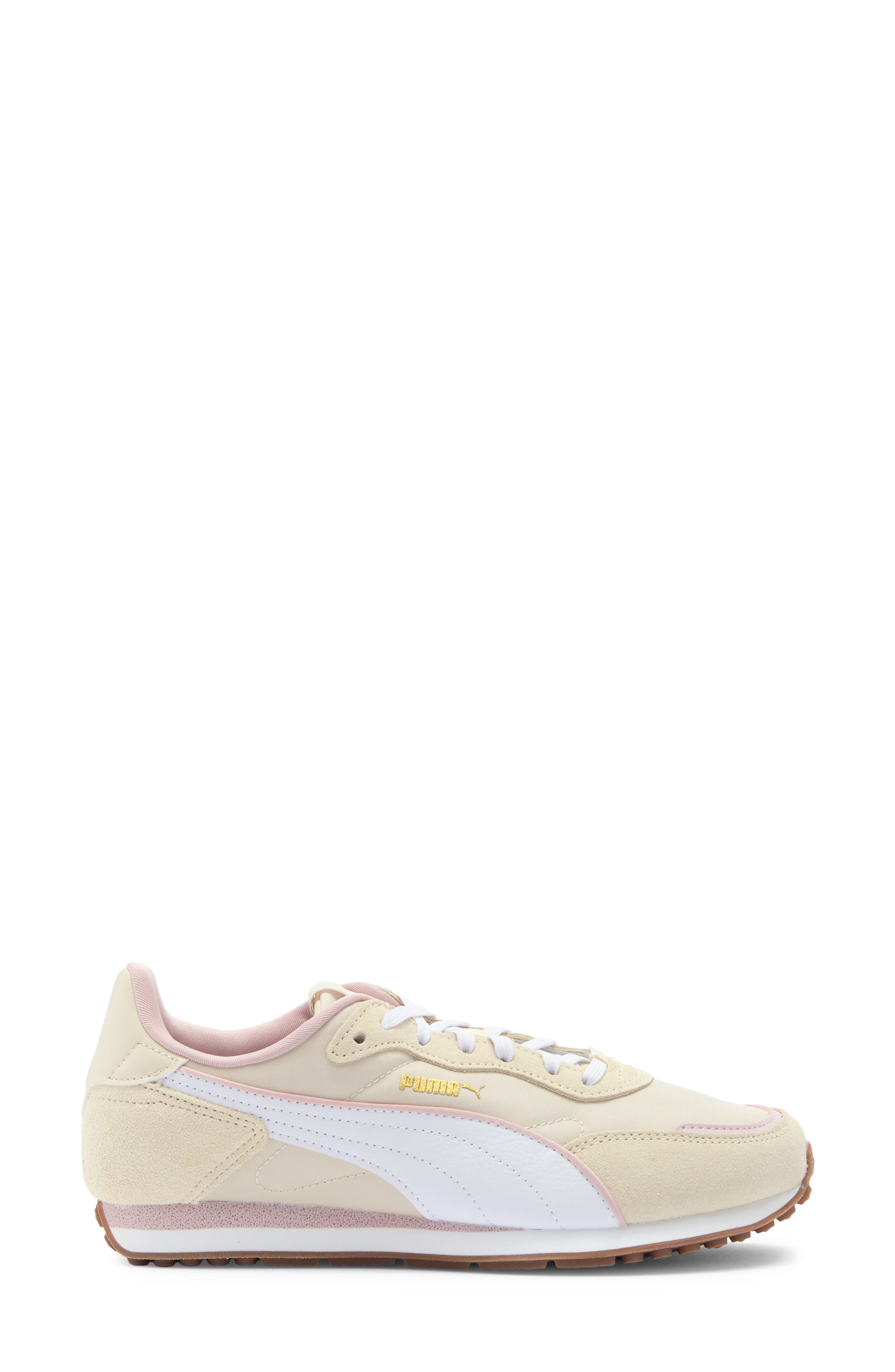St. Miler Sneaker, Alternate, color, FROSTED IVORY/ PUMA WHITE/ GUM