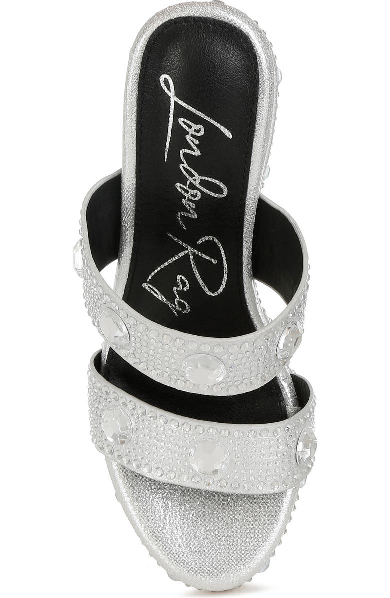 LONDON RAG Iki Diki Wedge Sandal, Alternate, color, Silver