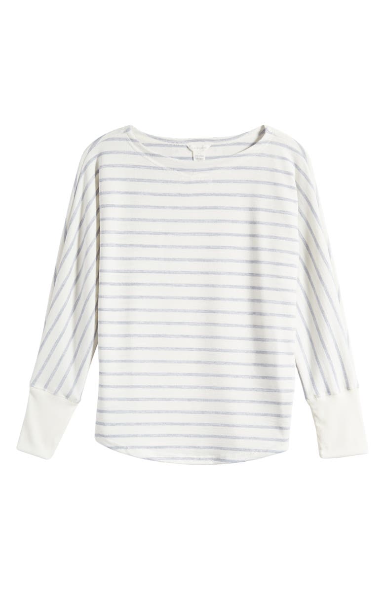 Caslon<sup>®</sup> Stripe Dolman Sleeve Top, Alternate, color, 