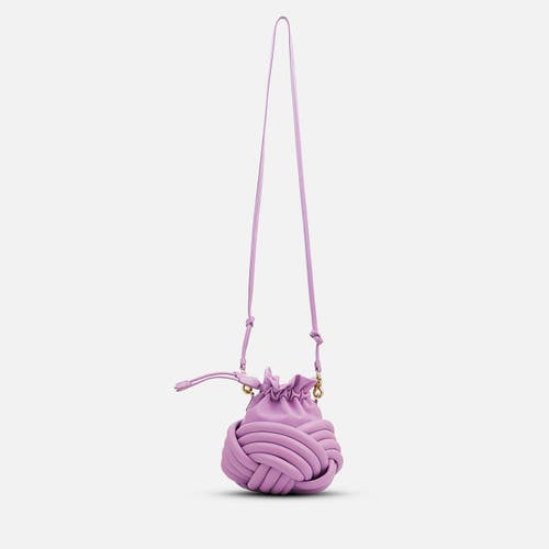 Fini Knurly Handbag In Purple