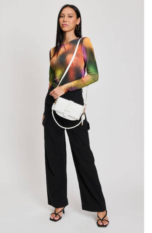 Moda Luxe Norah Crossbody In Off White