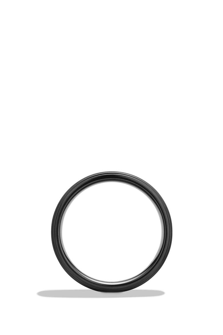 Royal Cord Wide Band Ring, Alternate, color, BLACK TITANIUM