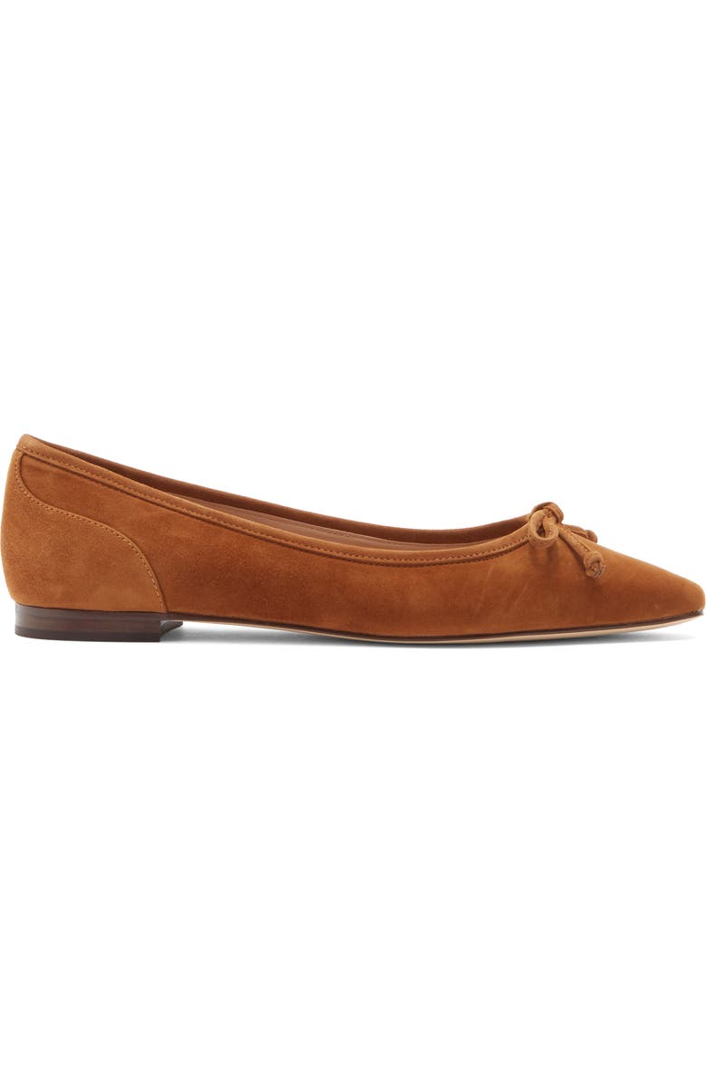 Cole Haan Paget Ballet Flat, Alternate, color, Tobacco Suede