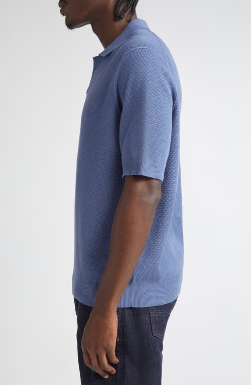 Sunspel Compact Mesh Polo Sweater