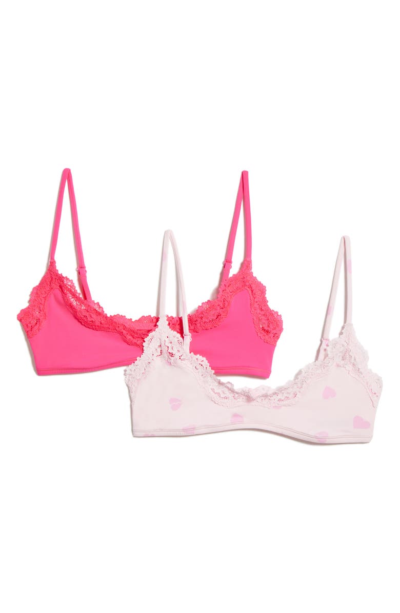 Fits Everybody Assorted 2-Pack Lace Bralettes