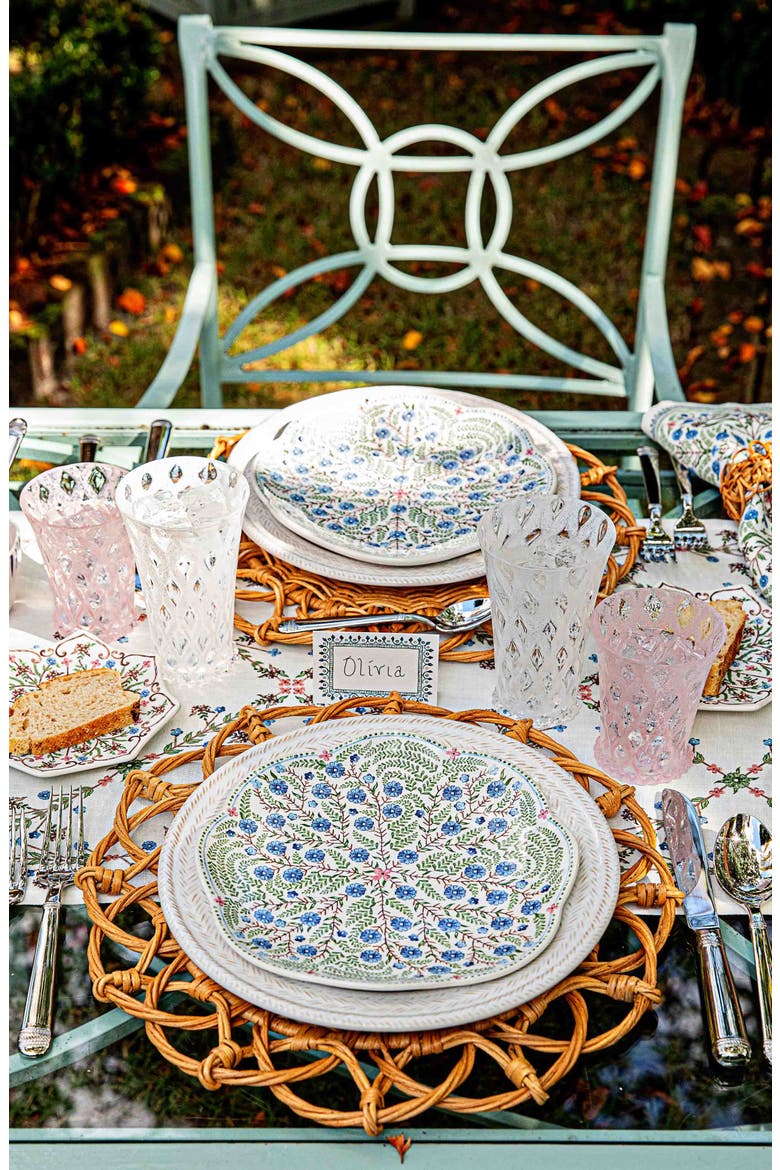 Villa Seville Scallop Dessert Plate, Alternate, color, CHAMBRAY