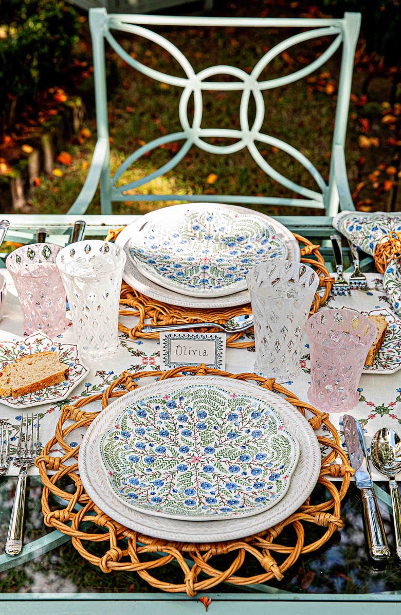 Juliska Villa Seville Scallop Dessert Plate, Alternate, color, Chambray