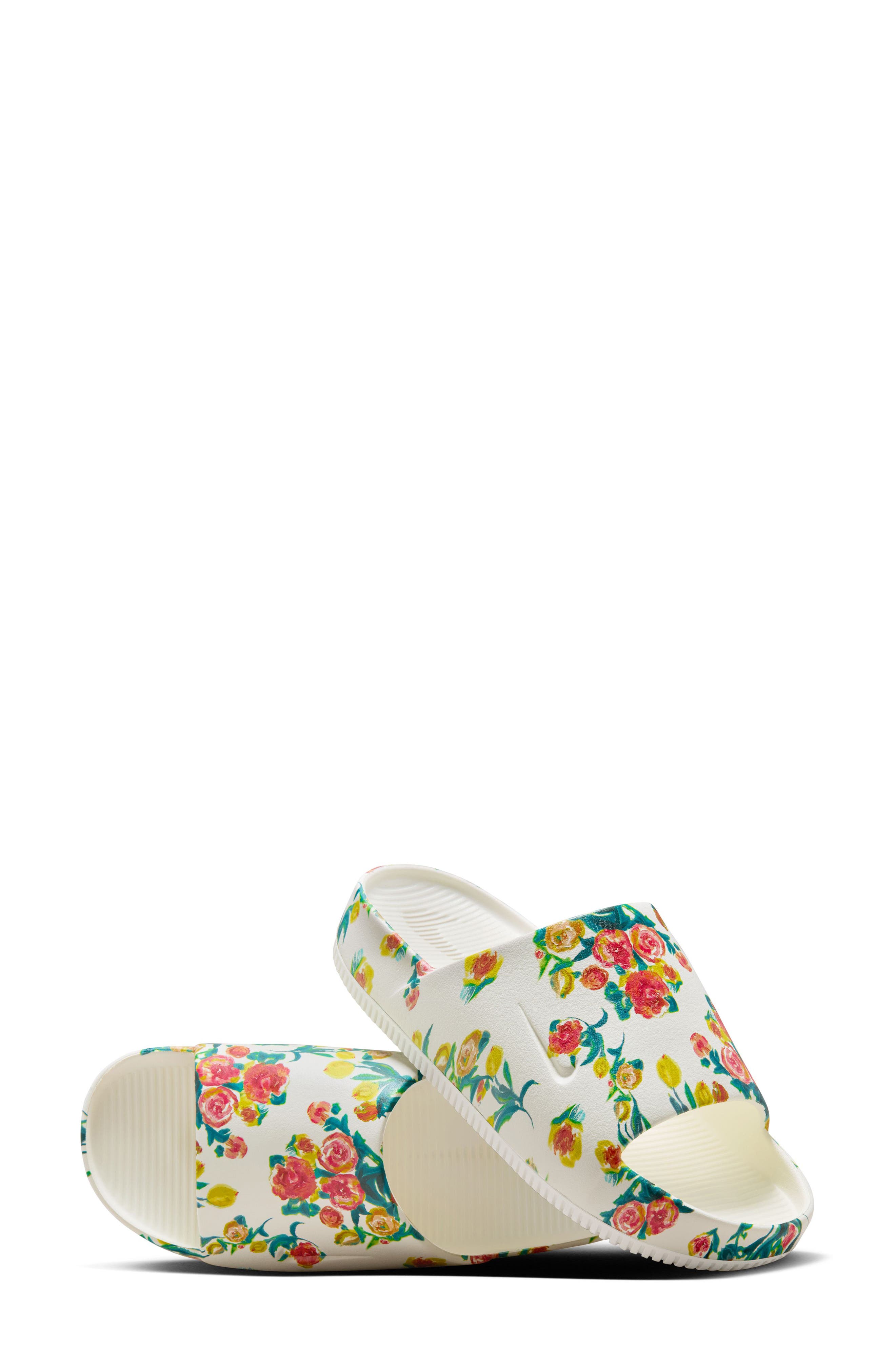 Nike Calm Slide Sandal, Alternate, color, 