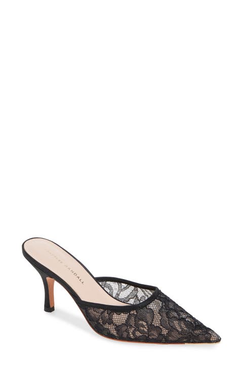 High Up Mule in Black