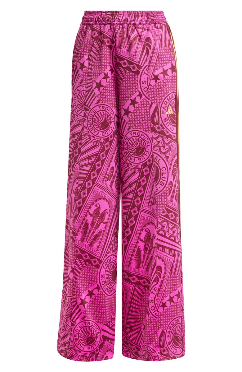 adidas x FARM Rio Oasis Night Tiro Wide Leg Pants, Alternate, color, 