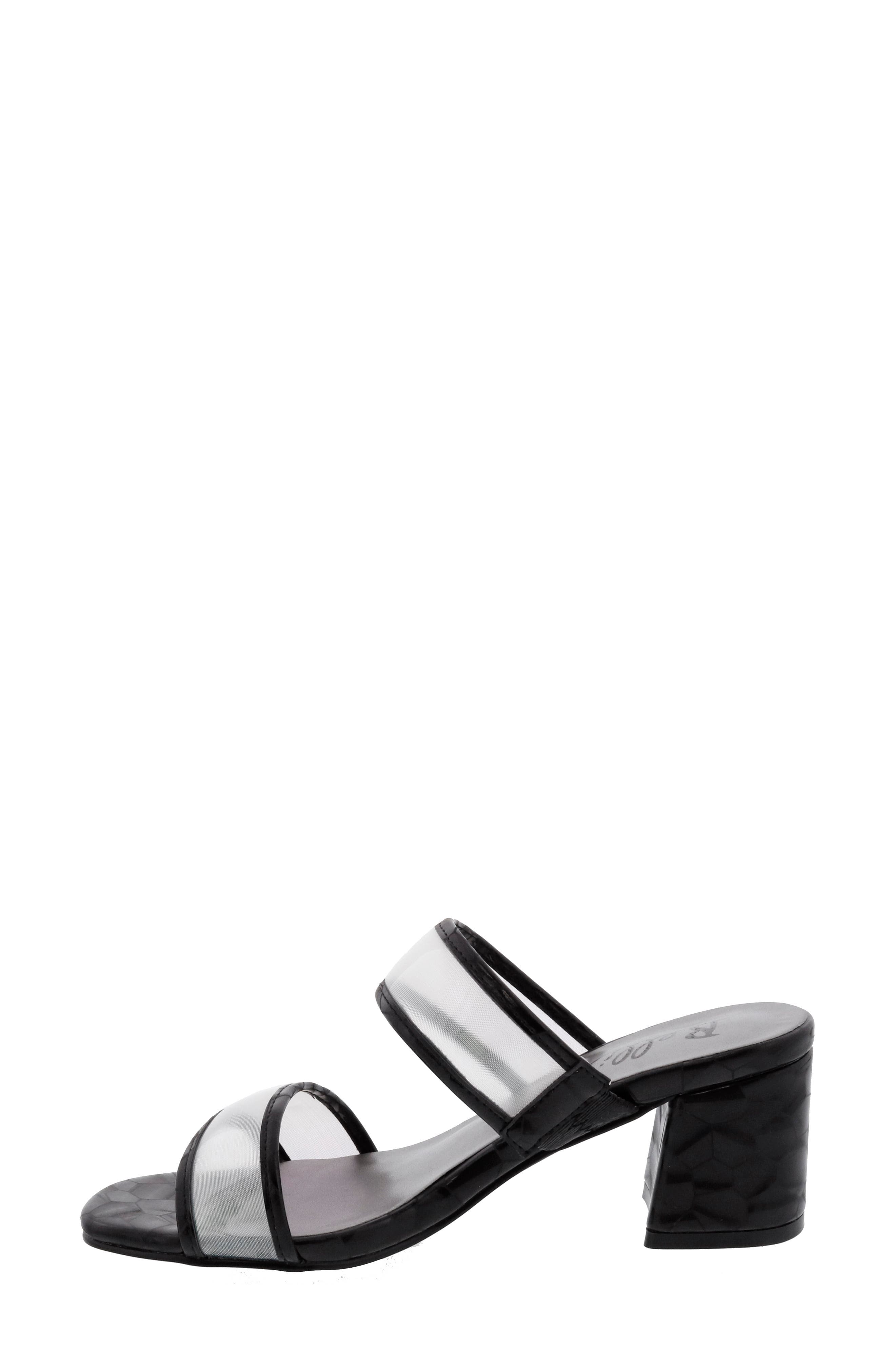 BELLINI Fizzle Block Heel Slide Sandal, Alternate, color, Black