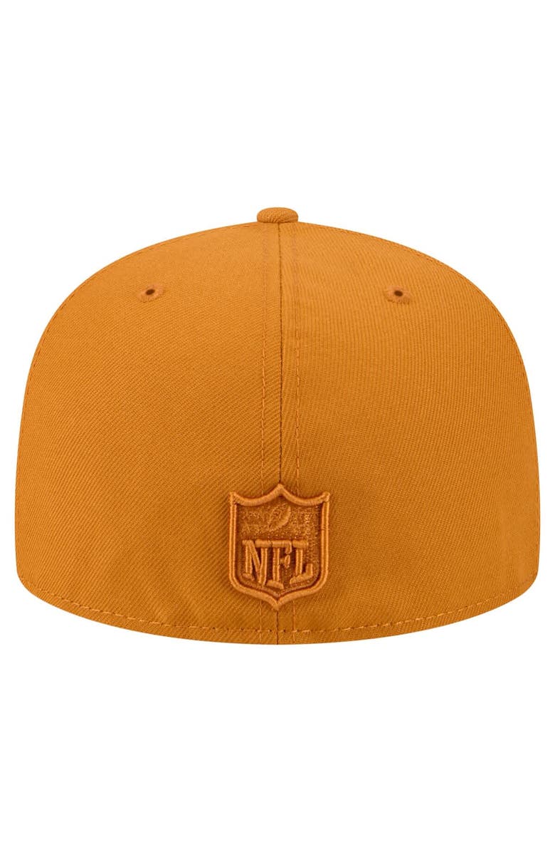 New Era Men's New Era  Brown Philadelphia Eagles Color Pack A-Frame 59FIFTY Fitted Hat, Alternate, color, Brown