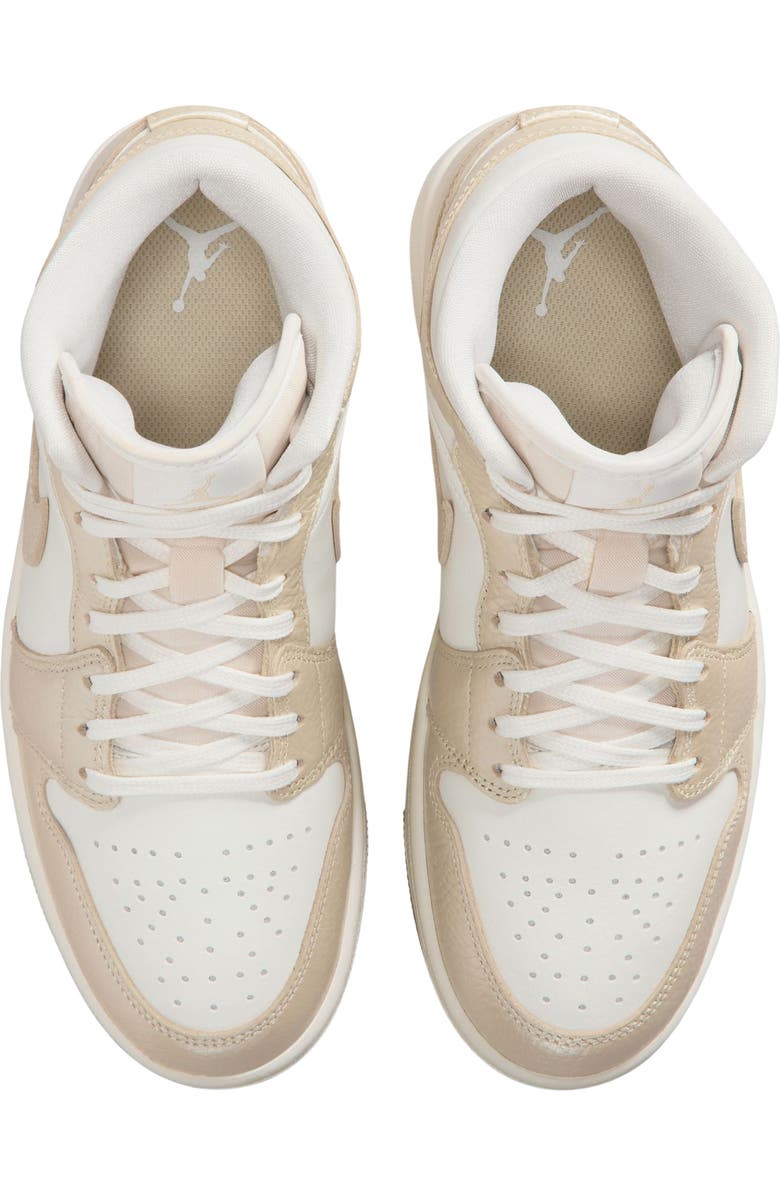 Jordan Air Jordan 1 Mid SE Basketball Sneaker, Alternate, color, Sail/ Team Gold/ Pale Ivory