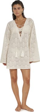 Beach Life by Gottex Giselle Guipure Lace Mini Dress Cover-Up