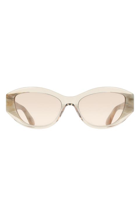 55mm Oval Sunglasses