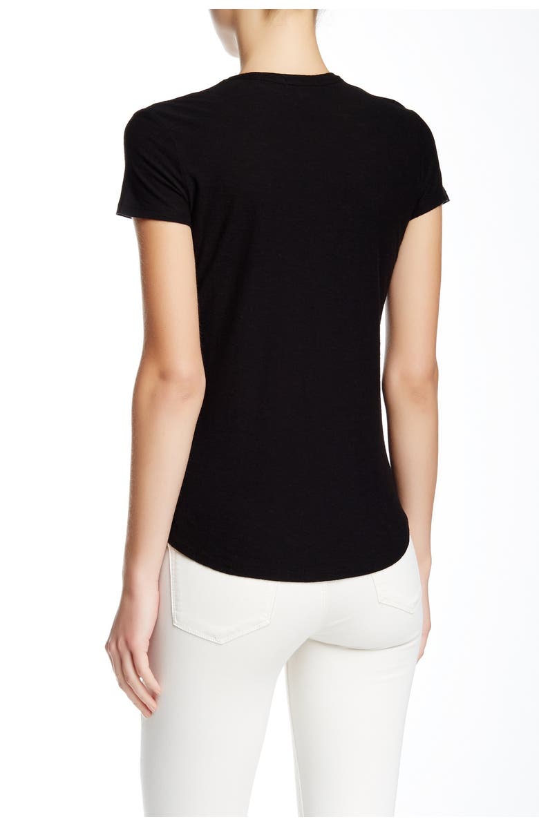 James Perse Crewneck Tee, Alternate, color, Black