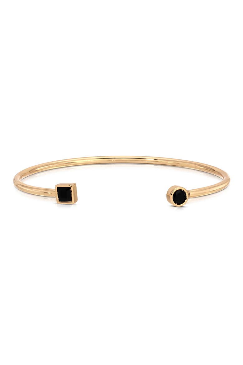 Shapes Cuff Bracelet, Main, color, BLACK