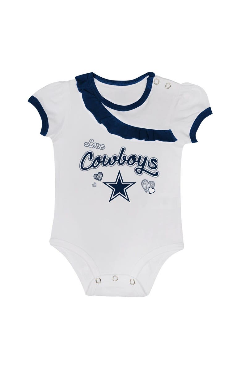 Outerstuff Infant  Dallas Cowboys Love My Team Bodysuit & Skirt Set, Alternate, color, 