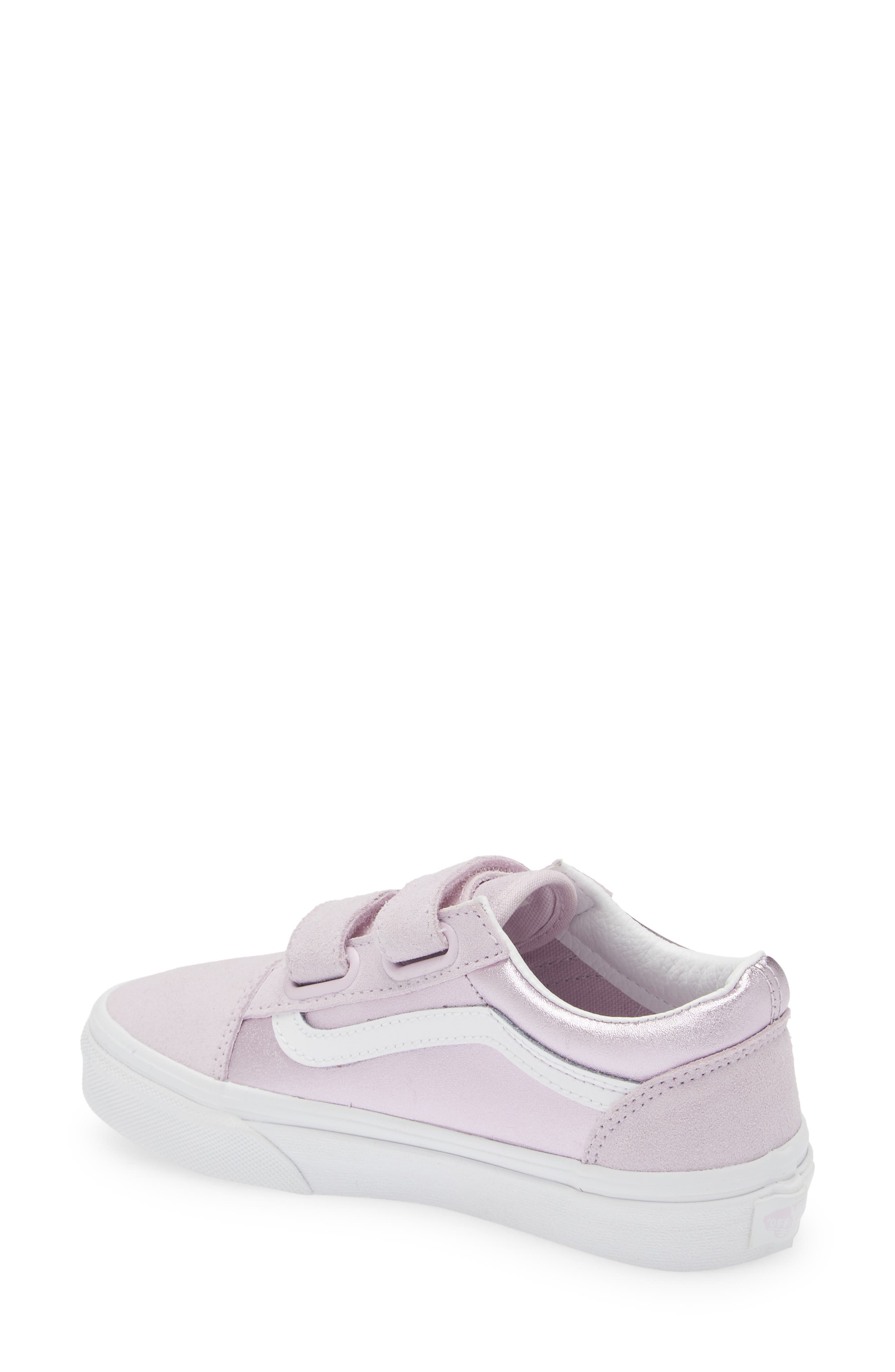 Vans Kids' Old Skool V Metallic Sneaker, Alternate, color, 