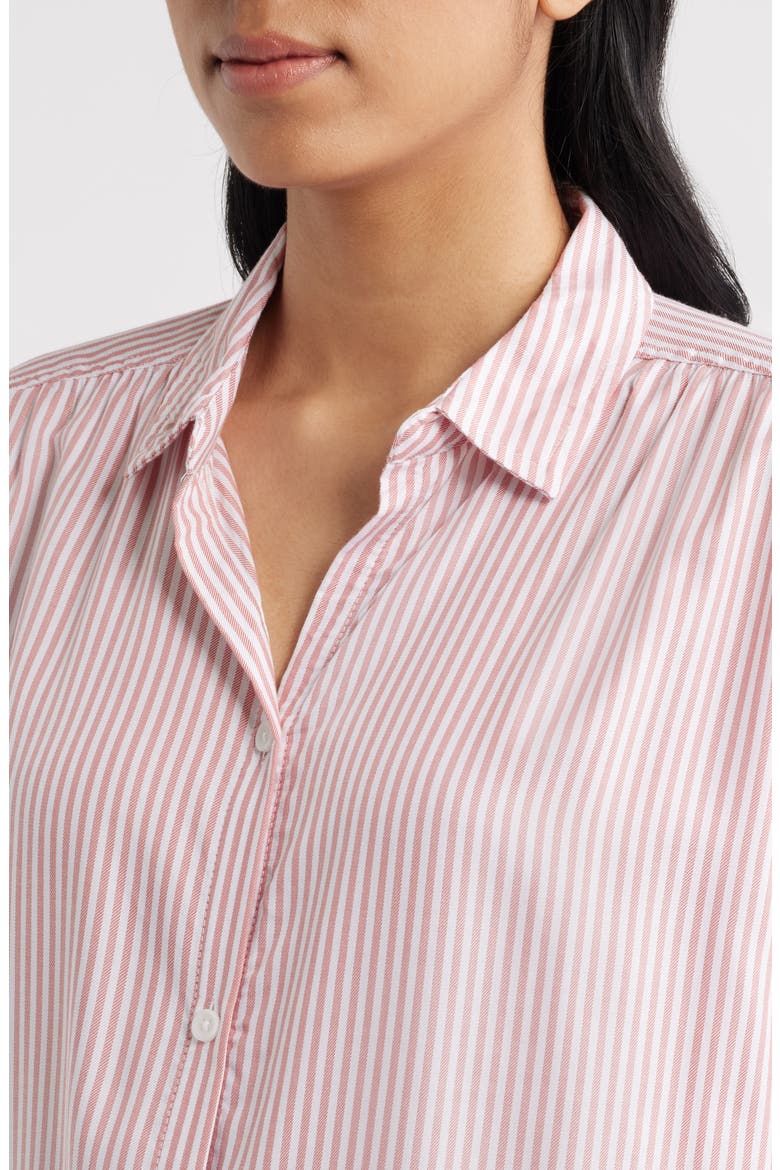 Darby Short Sleeve Button-Up Shirt, Alternate, color, NEW SIENNA