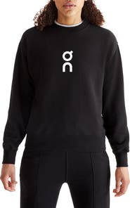 On Club Crewneck Cotton Blend Sweatshirt