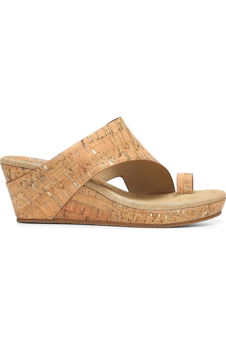 Donald Pliner Gyere Wedge Loop Toe Sandal, Alternate, color, Platino