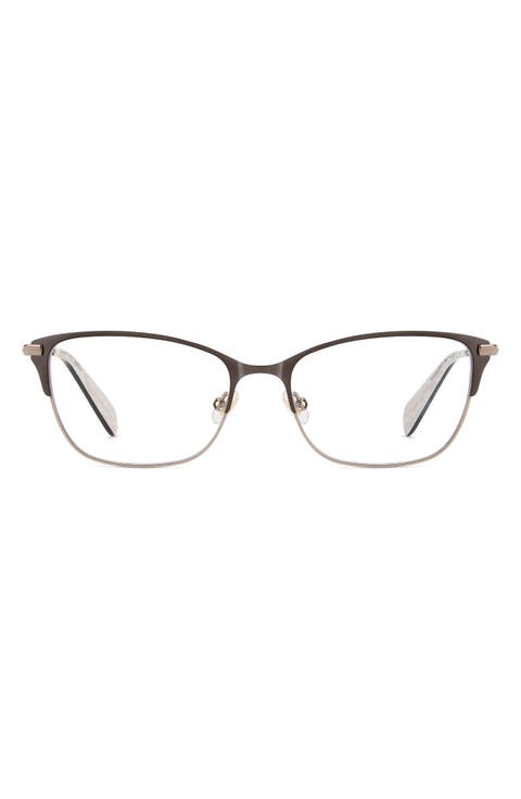 lidia 54mm rectangular reading glasses