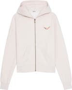 ブルゾン ZADIG&VOLTAIRE MIA ZIP HOODIE Mia Zip Hoodie - Light Sugar - Zadig & Voltaire – Twist