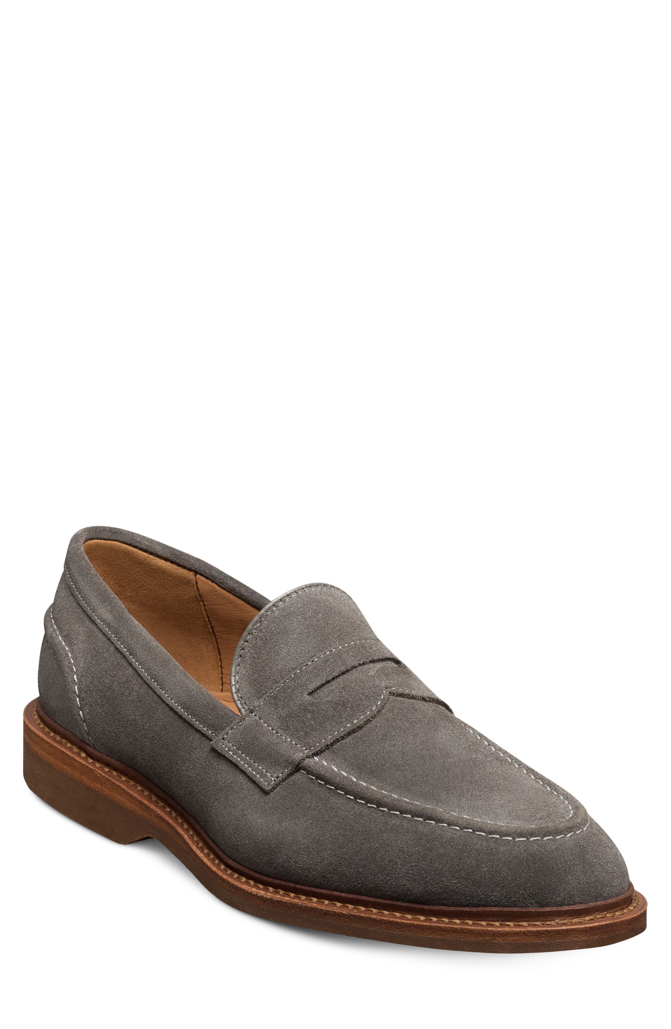 Allen Edmonds Randolph Verse Penny Loafer, Main, color, Grey