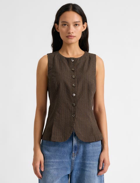 Gingham Waistcoat