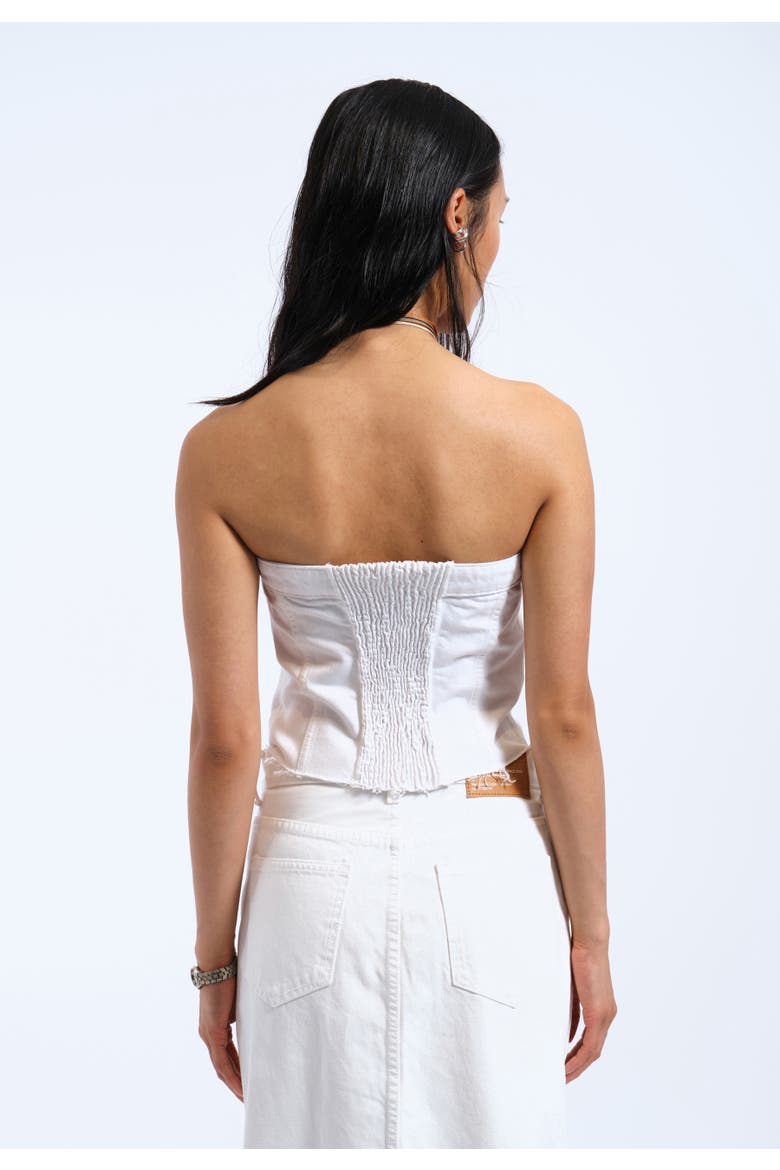 Carli Tube Top, Alternate, color, White