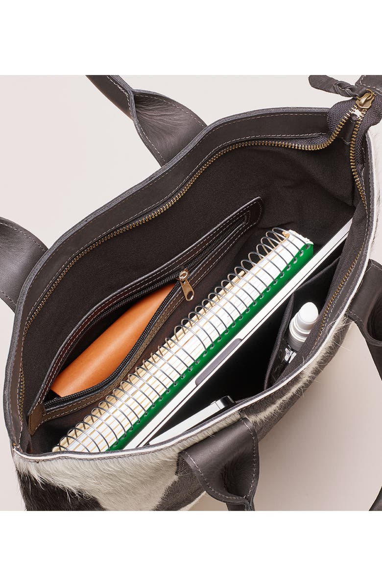 Sarep + Rose Cow Hair Tote, Alternate, color,