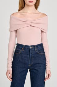 WAYF Alice Off the Shoulder Sweater