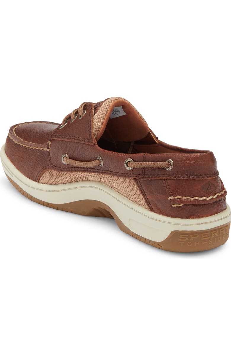 Sperry Billfish 3-Eye Boat Shoe, Alternate, color, Brown