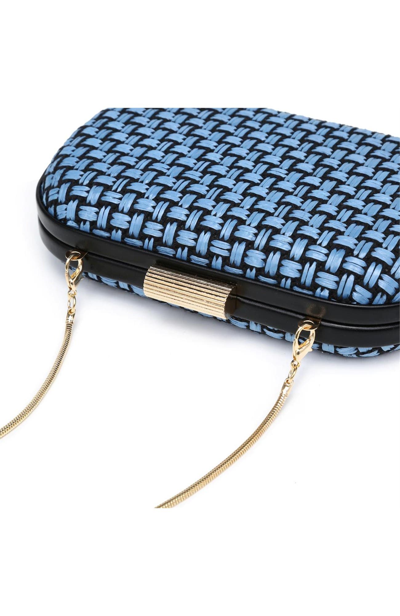 Cove Evening Bag, Alternate, color, Blue Black