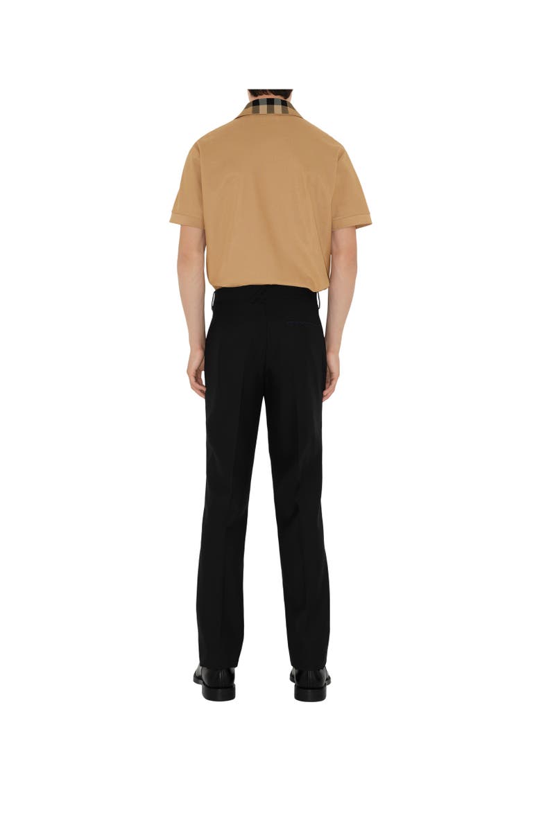 Burberry Cotton Polo Shirt, Alternate, color, Beige