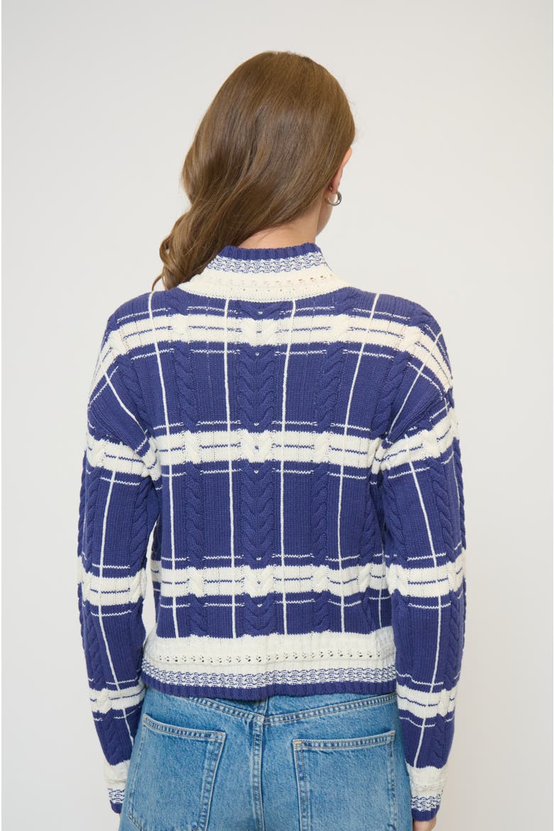 Eden Specialty Stitch Bomber, Alternate, color, Blue Multi