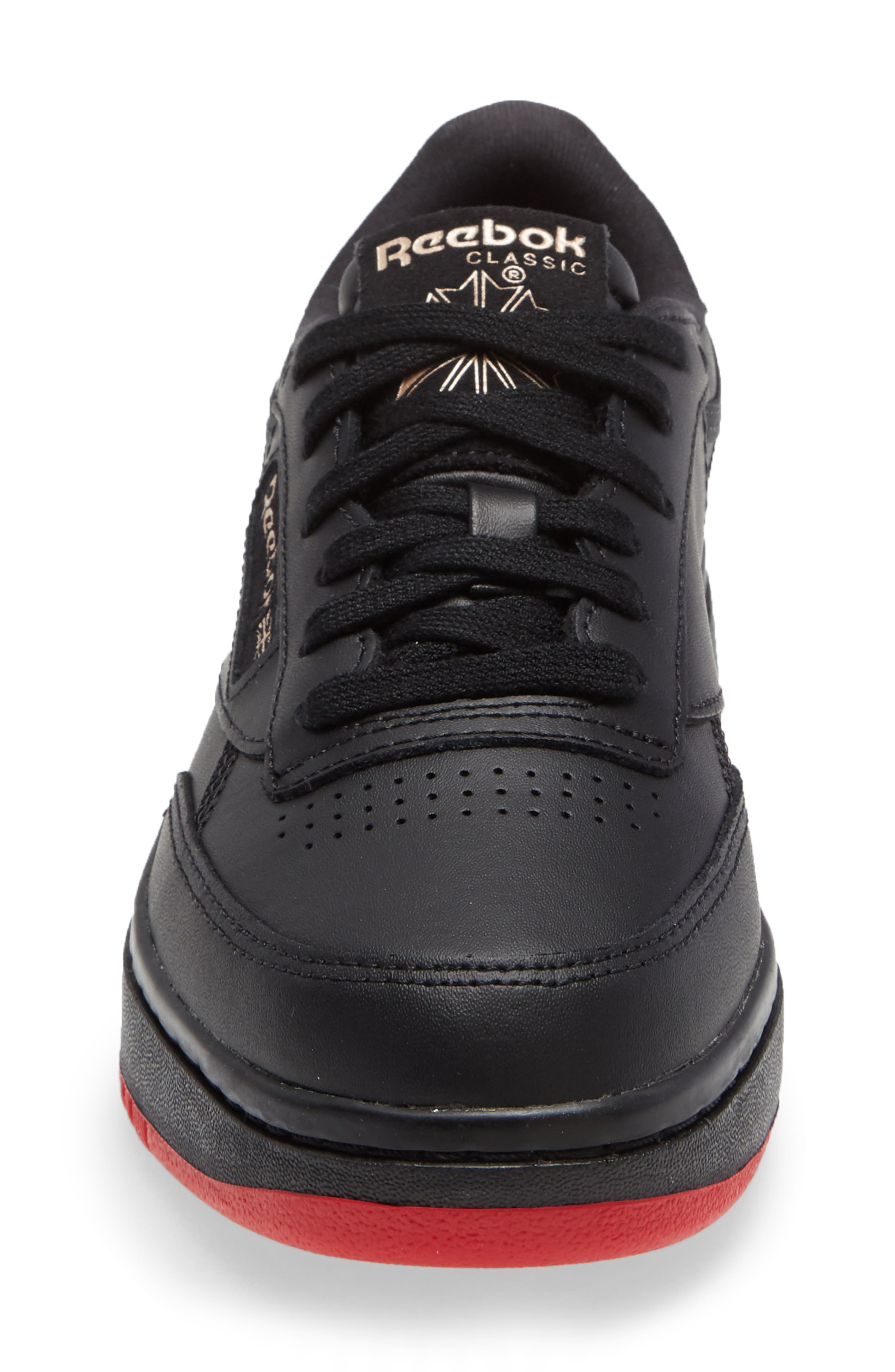 Reebok x Cardi Coated Club C Double Platform Sneaker, Alternate, color, 
